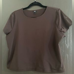 Express body contour tee, brown XL